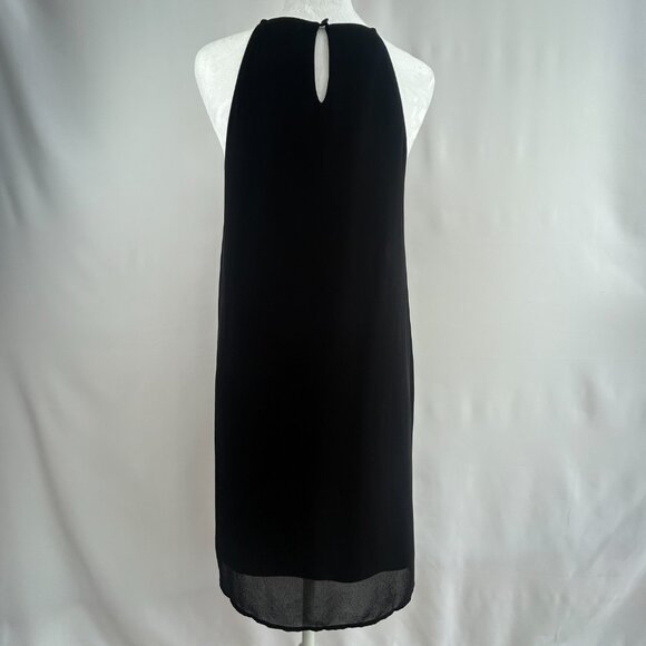 Monteau Chic Strappy Black A-Line Minimalist Cocktail Dress – Small - Picture 5 of 7